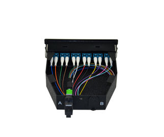 LC Single Mode Connector MPO Cassette Patch Panel 12 Fiber LC Adapter Thích hợp