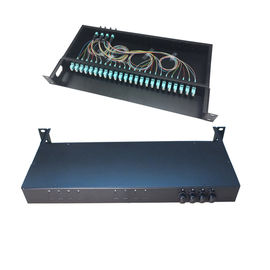 Bảng kết thúc sợi quang 1U 19 Inch 48 Giá đỡ MPO / MTP lõi cho FTTH
