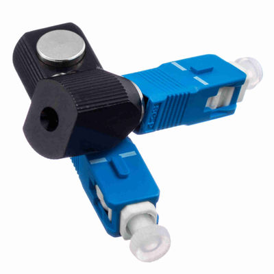 Bộ chuyển đổi cáp quang SC tròn màu xanh dương, sợi quang trần, chế độ đơn, đánh bóng UPC cho mạng FTTH FTTB FTTX