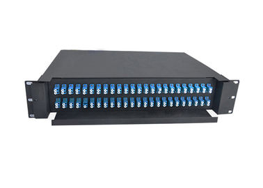 Bảng điều khiển sợi quang 1u 12core Hộp phân phối sợi quang SC / FC / ST / LC