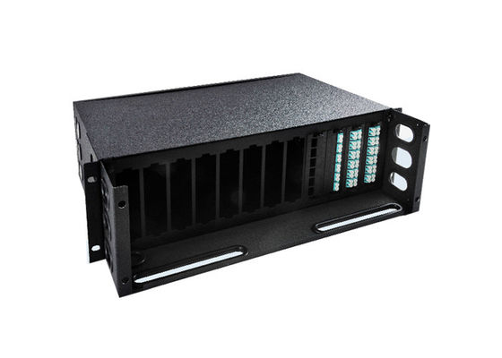 19 inch Rack Mount Fiber Optic Patch Panel với cấu trúc ngăn kéo cho FTTH FTTB FTTX Network