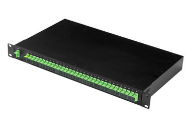 Bộ chia sợi quang PLC loại 1U 19 '' 1x32 với đầu nối SC Độ ổn định cao