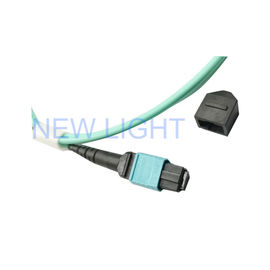 Cáp MTP sang LC cái 8 sợi OM3 50uM Plenum 18 '' Cáp đột phá MTP 2 mm