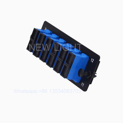 Tủ Rack 19 Inch Gắn Cáp Quang Sợi Quang với Tấm Adapter Cổng LC SC 6/12 và Ngăn Kéo Trượt