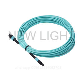 Cáp MPO MTP tròn 3,2 Mm, dây nối giao diện kết nối MPO / MTP nối tiếp LSZH