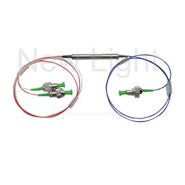 3 cổng quang Mux Demux 100Ghz 200Ghz 1x2 DWDM Thiết bị Kênh ITU
