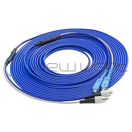 5m OM4 12 lõi nữ MPO / MTP - Dây vá sợi quang MPO Cáp LSZH 3.0 màu đỏ tươi
