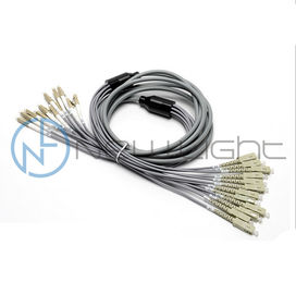 12F Fan Out bọc thép Multimode Sc Lc Dây cáp quang