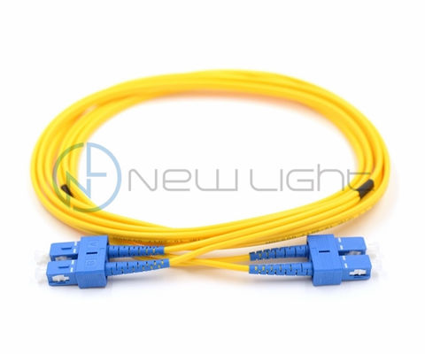 40G Chuyển giao đường dài SC UPC Duplex Fiber Optic Patch Cord cho Internet và CATV