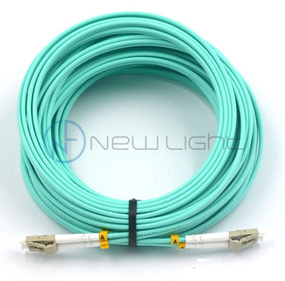 OM4 100G Dữ liệu đa phương thức LC Duplex Fiber Patch Cord 50 mét