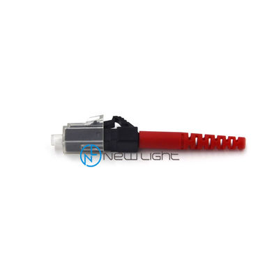 0.9 / 2.0 / 3.0mm PC Multimode Field Installable LC Fiber Optic Connector cho các thiết bị dày đặc