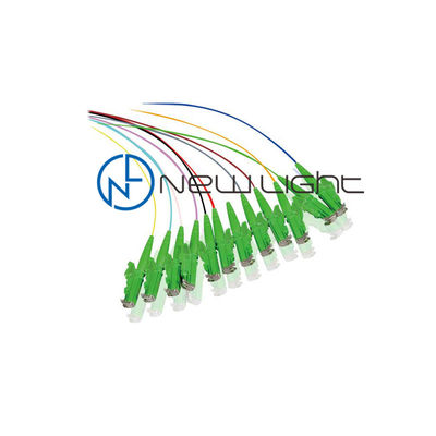 Cáp quang đơn mode 0.9mm 12 sợi Pigtail và Jumper cho kết nối hiệu suất cao