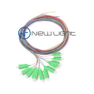 Multimode 12 màu Sc 1,5m 0,9mm Pigtail sợi quang