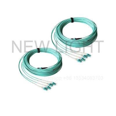 OM3 OM4 Pre-connector MTP Trunk Cable với 12/24 Fiber và tùy chỉnh tùy chọn chiều dài